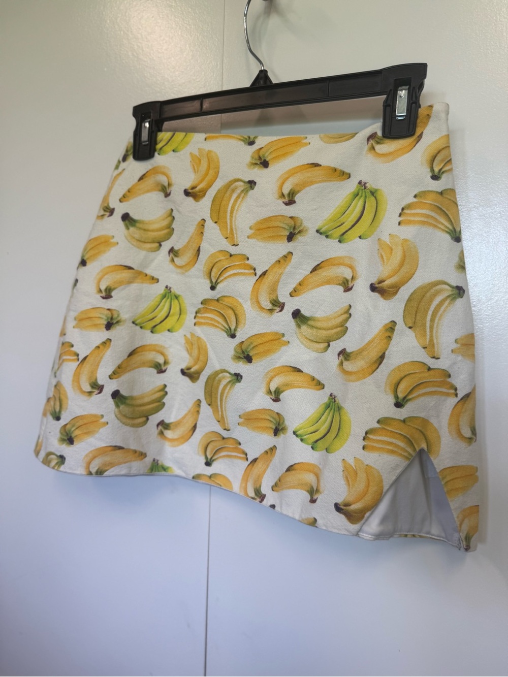 Banana Print Mini Skirt - Halloween.  Couples costume. Atlanta bananas baseball